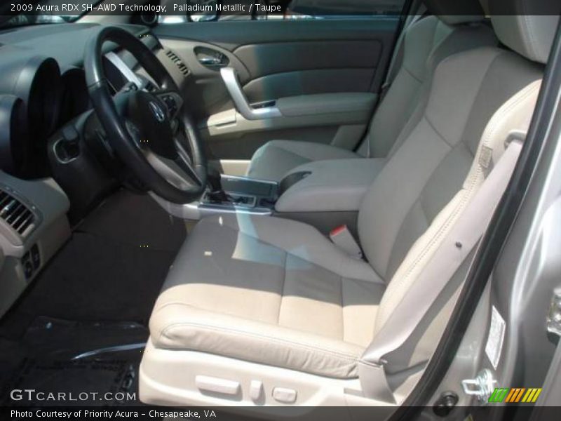 Palladium Metallic / Taupe 2009 Acura RDX SH-AWD Technology