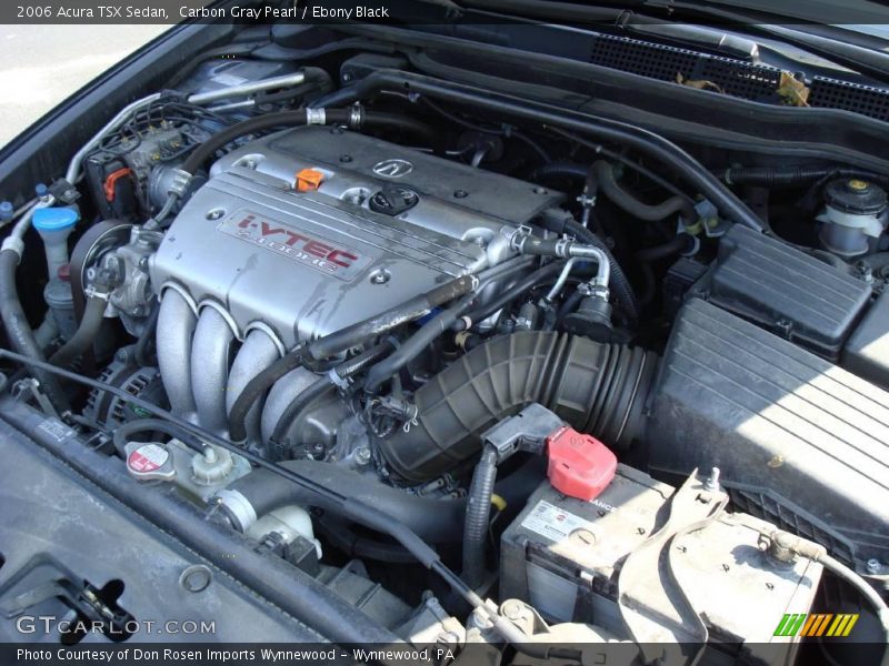 Carbon Gray Pearl / Ebony Black 2006 Acura TSX Sedan