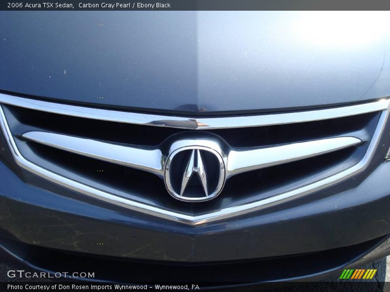 Carbon Gray Pearl / Ebony Black 2006 Acura TSX Sedan