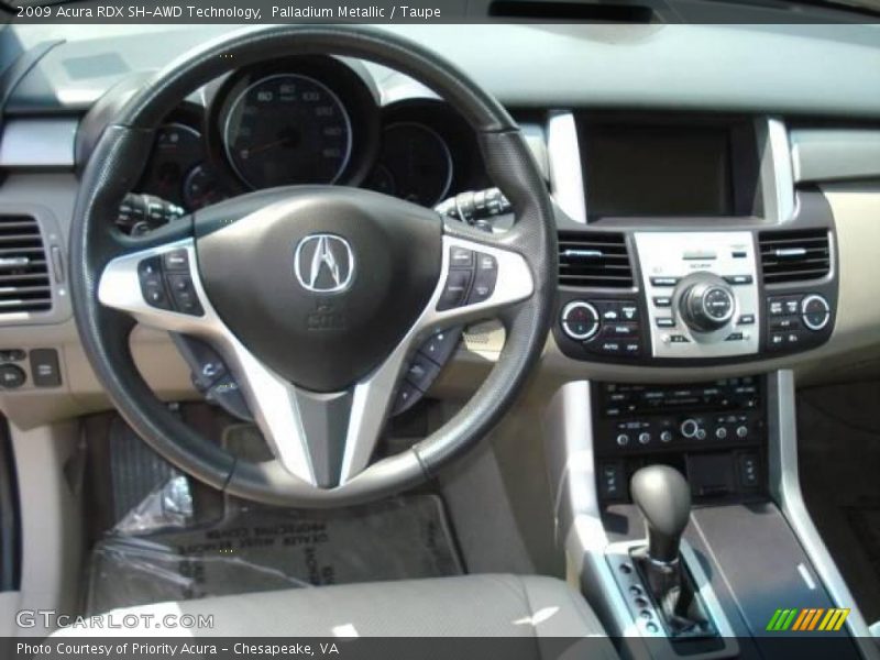 Palladium Metallic / Taupe 2009 Acura RDX SH-AWD Technology