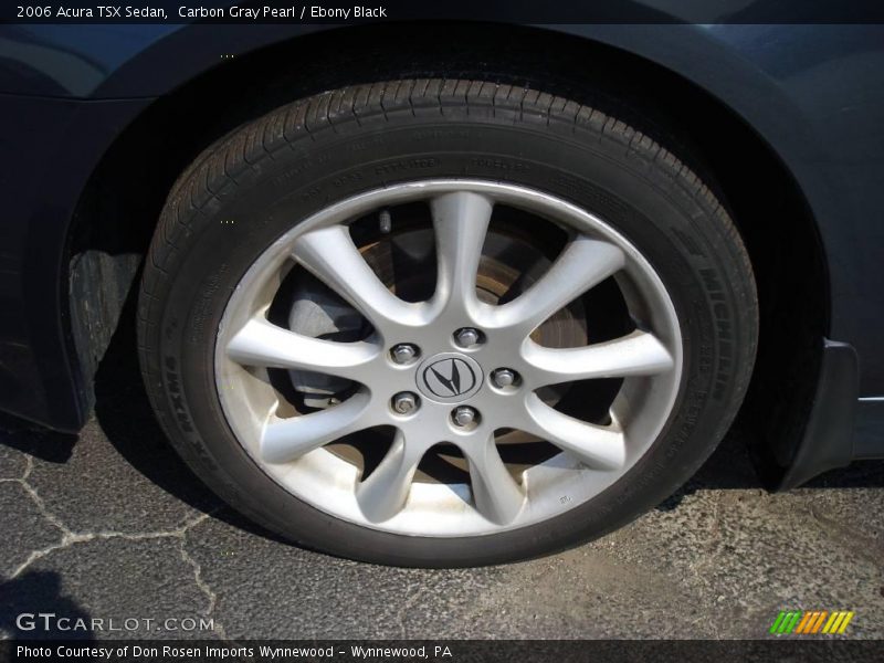 Carbon Gray Pearl / Ebony Black 2006 Acura TSX Sedan