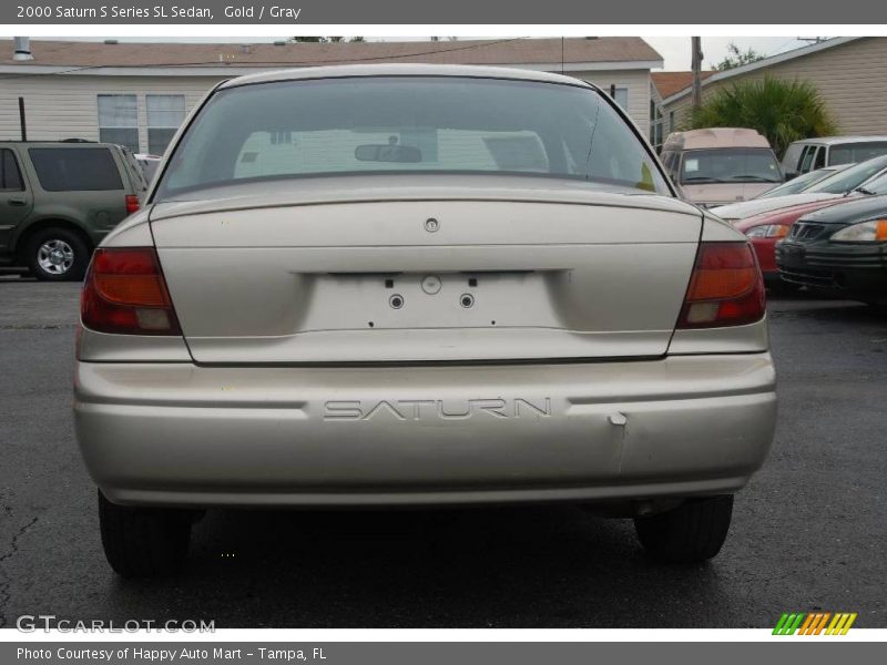 Gold / Gray 2000 Saturn S Series SL Sedan