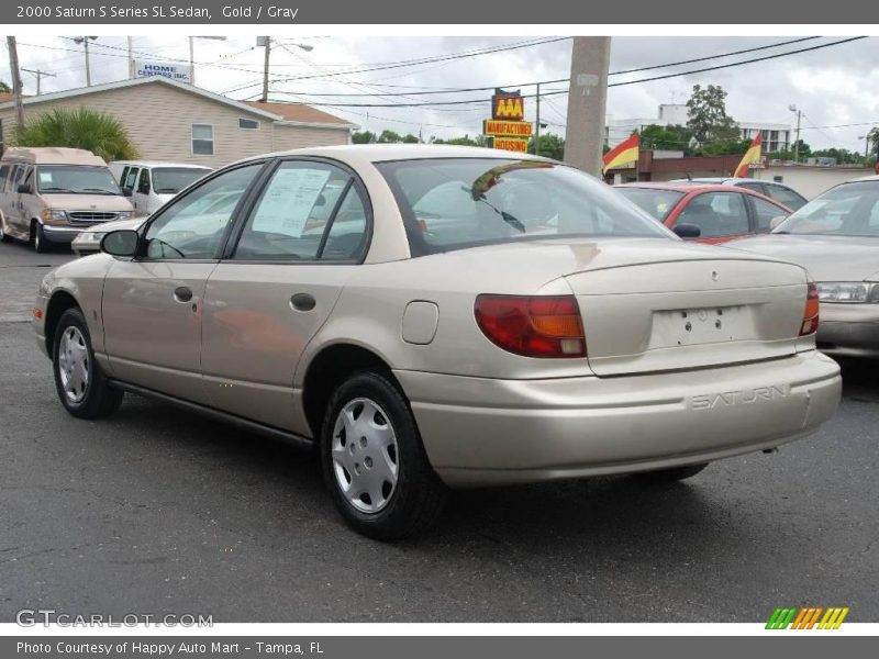 Gold / Gray 2000 Saturn S Series SL Sedan