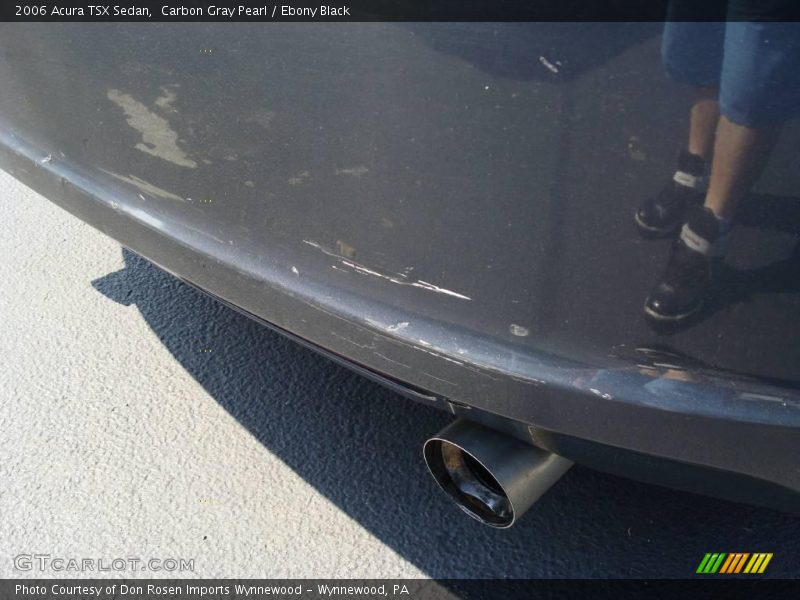 Carbon Gray Pearl / Ebony Black 2006 Acura TSX Sedan