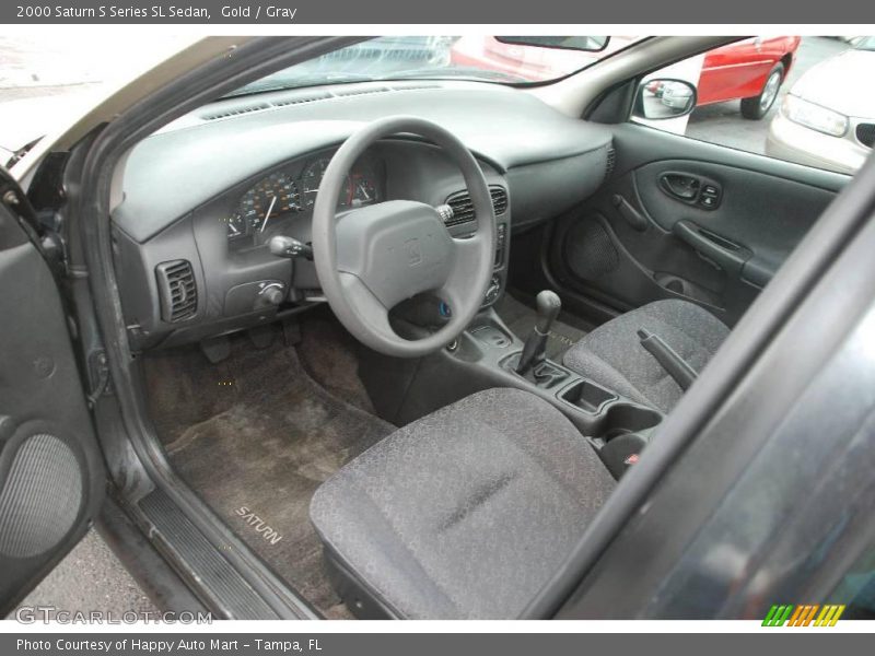Gold / Gray 2000 Saturn S Series SL Sedan