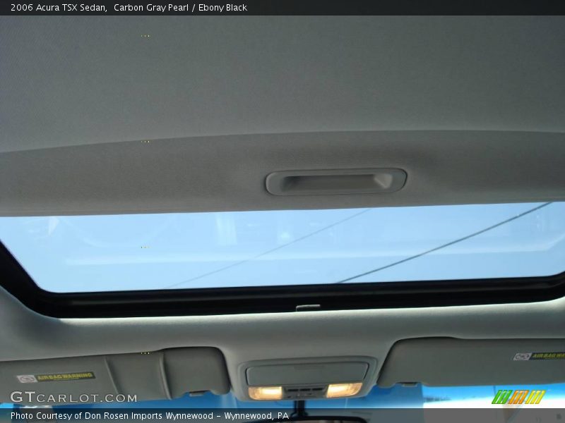 Carbon Gray Pearl / Ebony Black 2006 Acura TSX Sedan