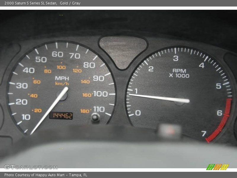 Gold / Gray 2000 Saturn S Series SL Sedan