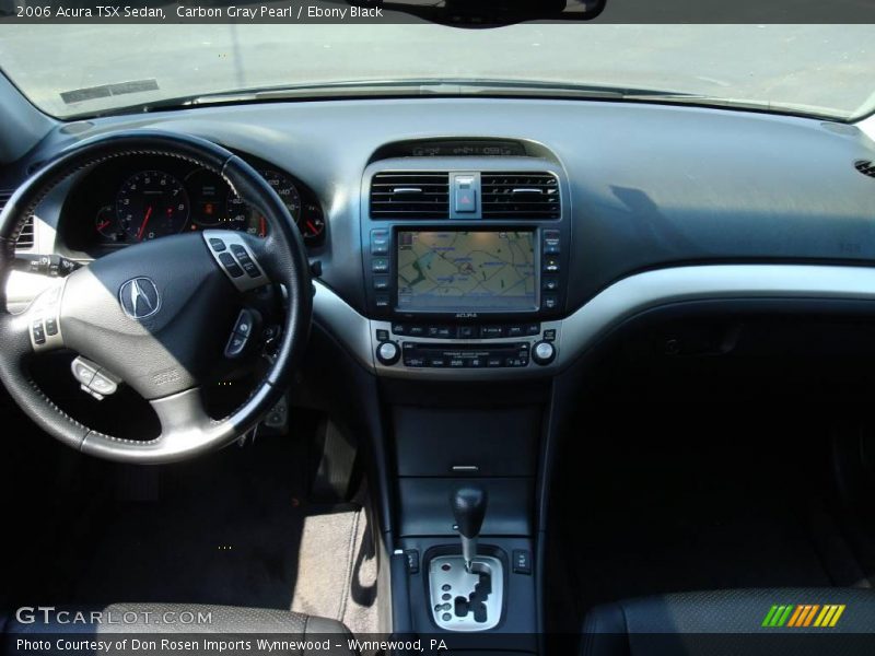 Carbon Gray Pearl / Ebony Black 2006 Acura TSX Sedan