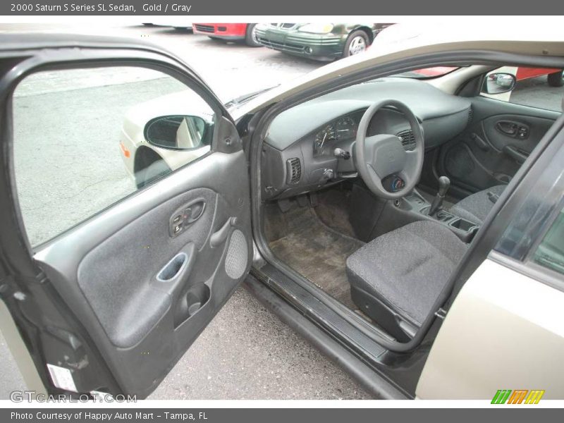 Gold / Gray 2000 Saturn S Series SL Sedan