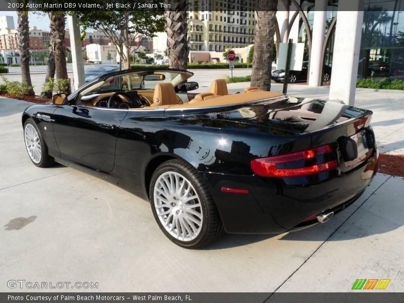 Jet Black / Sahara Tan 2009 Aston Martin DB9 Volante
