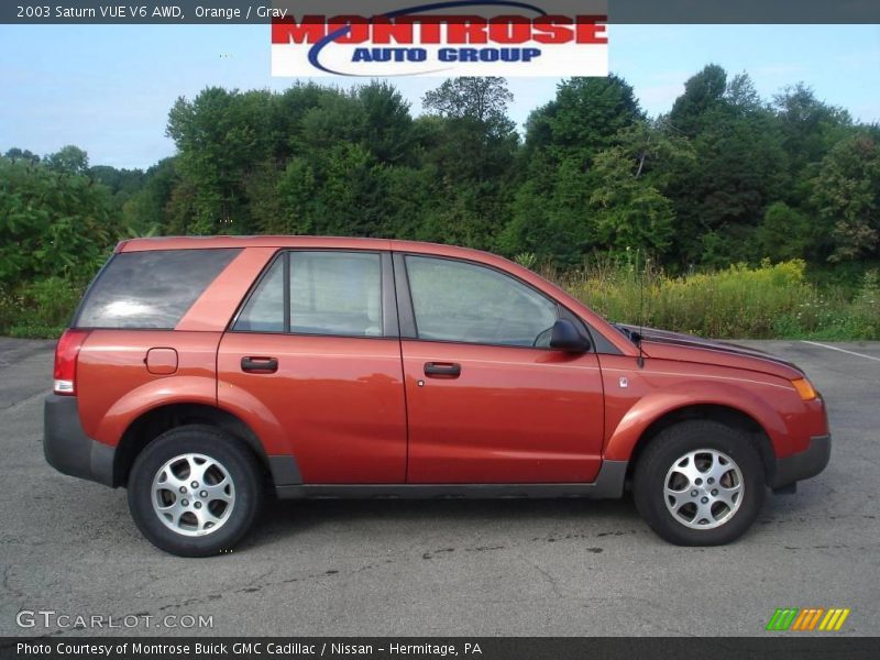 Orange / Gray 2003 Saturn VUE V6 AWD