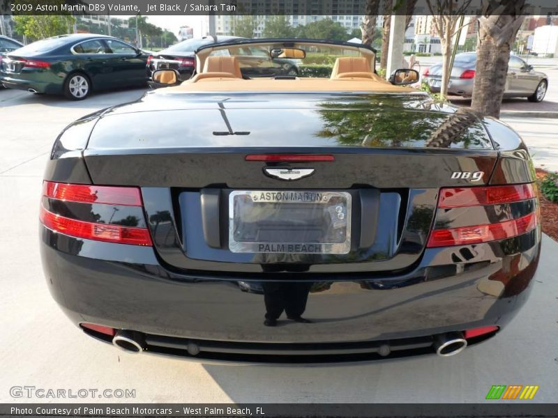 Jet Black / Sahara Tan 2009 Aston Martin DB9 Volante