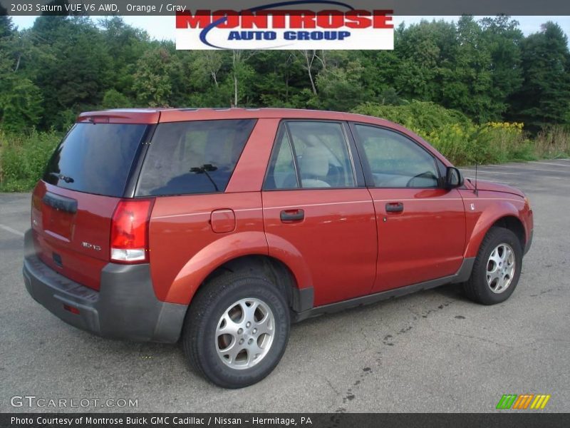 Orange / Gray 2003 Saturn VUE V6 AWD