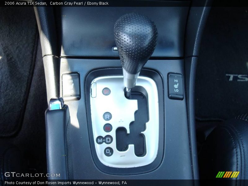Carbon Gray Pearl / Ebony Black 2006 Acura TSX Sedan