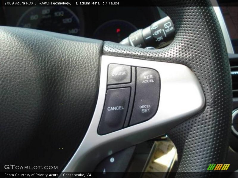 Palladium Metallic / Taupe 2009 Acura RDX SH-AWD Technology