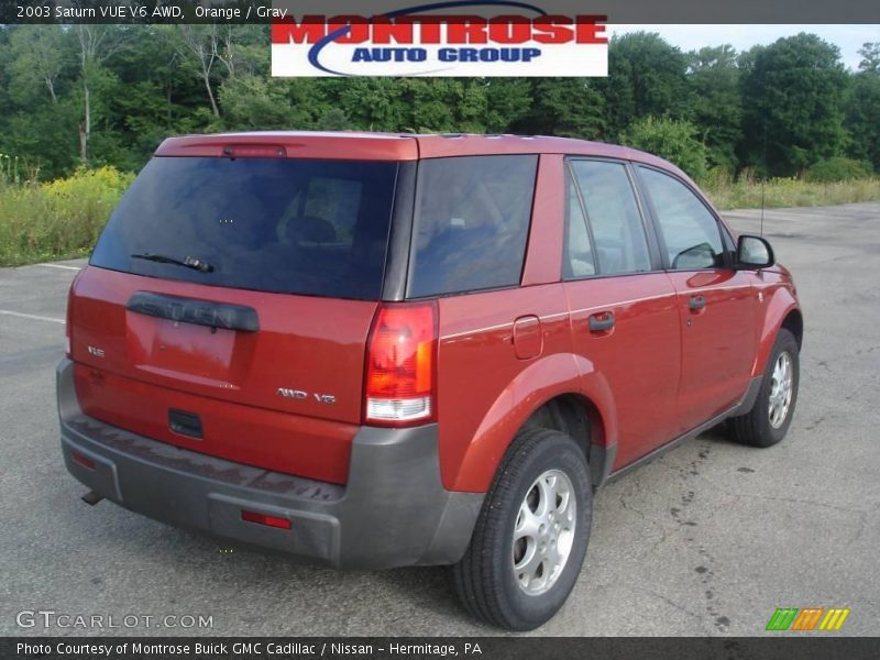 Orange / Gray 2003 Saturn VUE V6 AWD