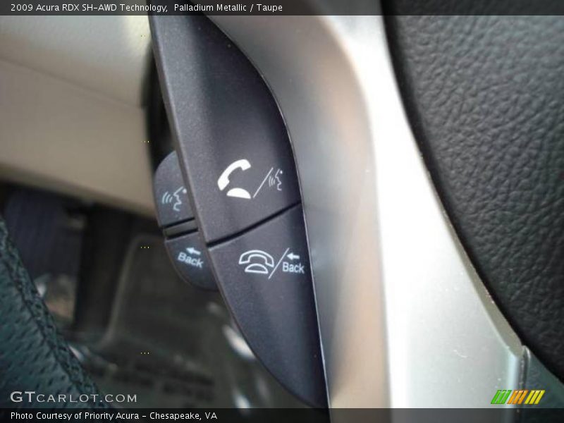 Palladium Metallic / Taupe 2009 Acura RDX SH-AWD Technology