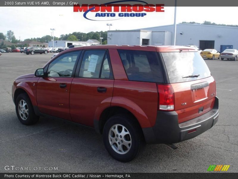 Orange / Gray 2003 Saturn VUE V6 AWD