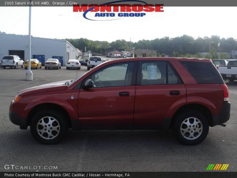 Orange / Gray 2003 Saturn VUE V6 AWD