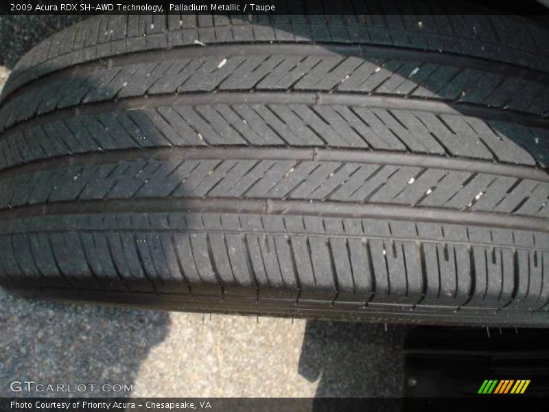 Palladium Metallic / Taupe 2009 Acura RDX SH-AWD Technology