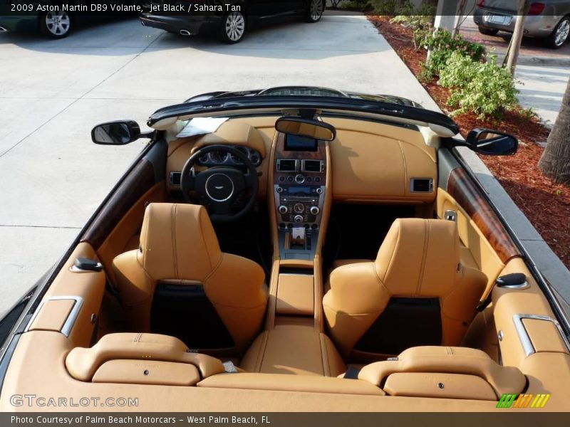 Jet Black / Sahara Tan 2009 Aston Martin DB9 Volante