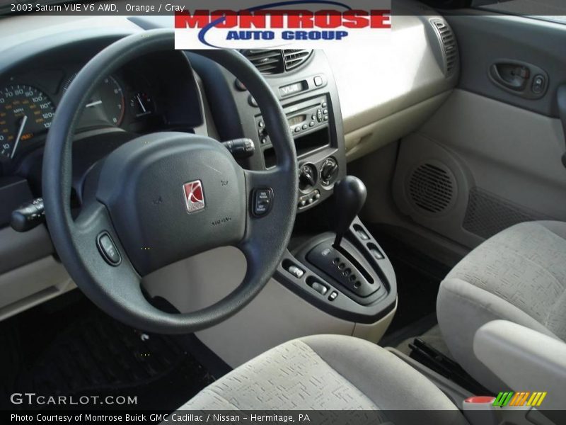Orange / Gray 2003 Saturn VUE V6 AWD