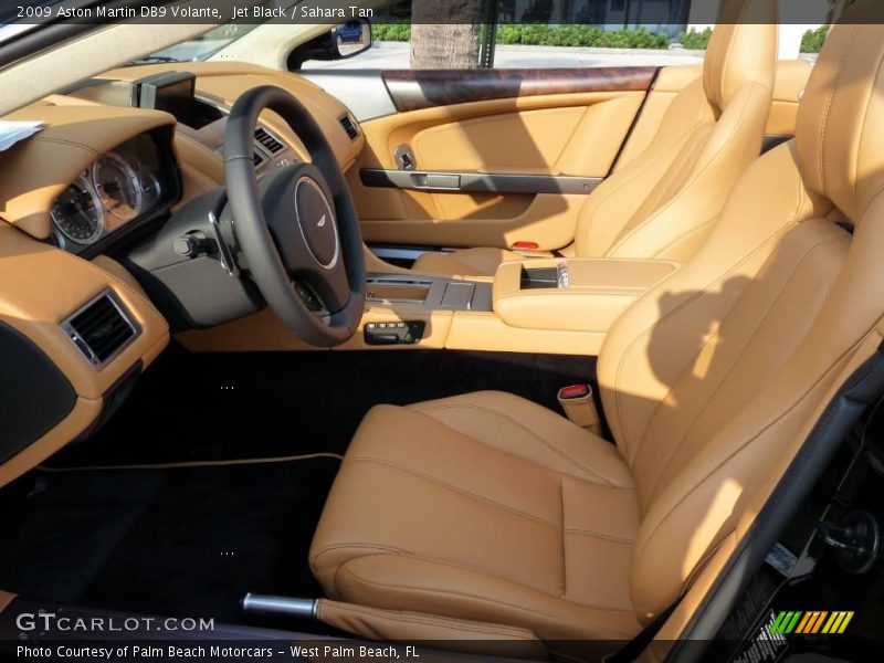 Jet Black / Sahara Tan 2009 Aston Martin DB9 Volante