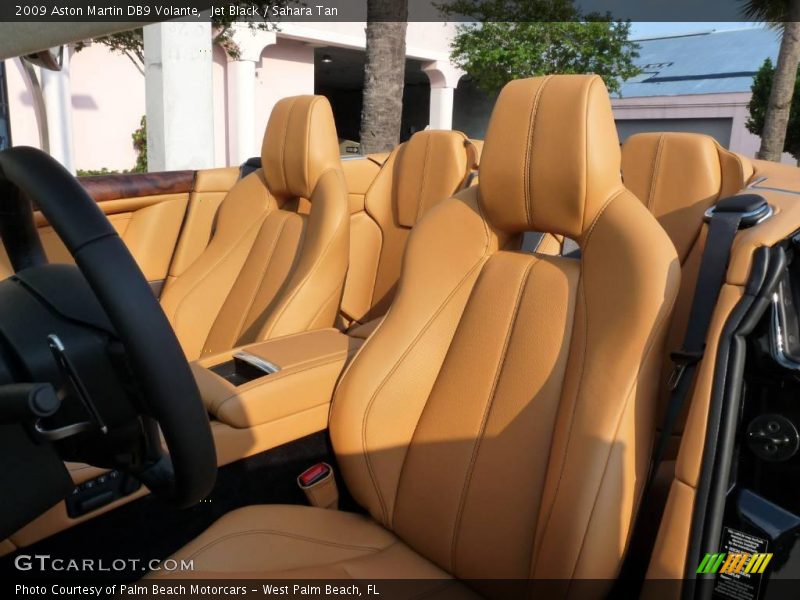 Jet Black / Sahara Tan 2009 Aston Martin DB9 Volante