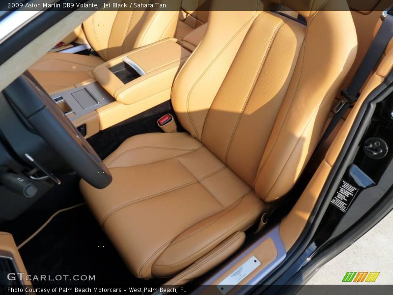Jet Black / Sahara Tan 2009 Aston Martin DB9 Volante