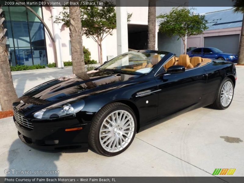 Jet Black / Sahara Tan 2009 Aston Martin DB9 Volante