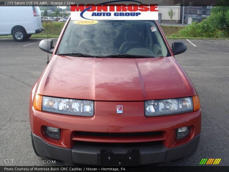Orange / Gray 2003 Saturn VUE V6 AWD