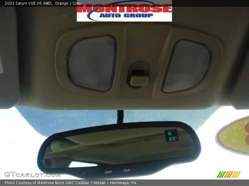 Orange / Gray 2003 Saturn VUE V6 AWD