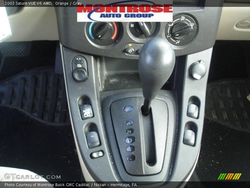 Orange / Gray 2003 Saturn VUE V6 AWD