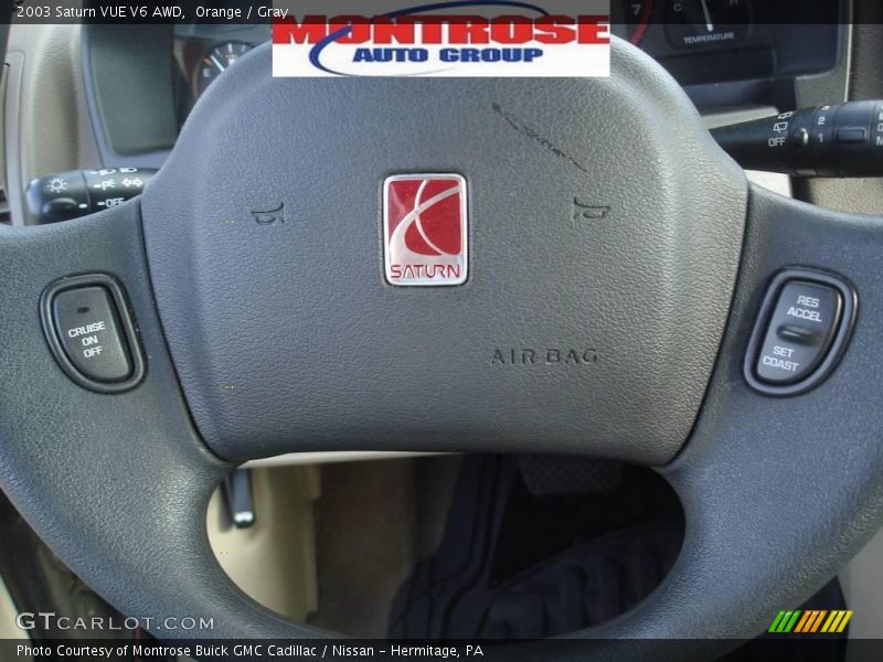 Orange / Gray 2003 Saturn VUE V6 AWD