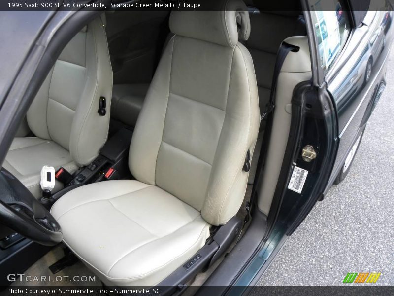 Scarabe Green Metallic / Taupe 1995 Saab 900 SE V6 Convertible