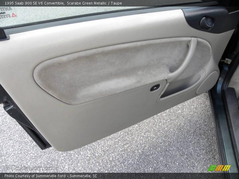 Scarabe Green Metallic / Taupe 1995 Saab 900 SE V6 Convertible