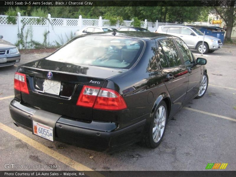 Black / Charcoal Gray 2003 Saab 9-5 Aero Sedan