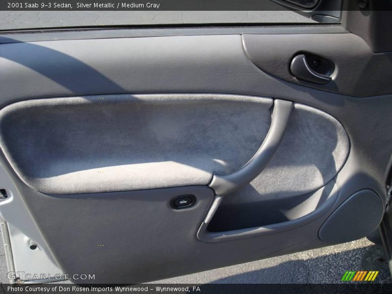 Silver Metallic / Medium Gray 2001 Saab 9-3 Sedan