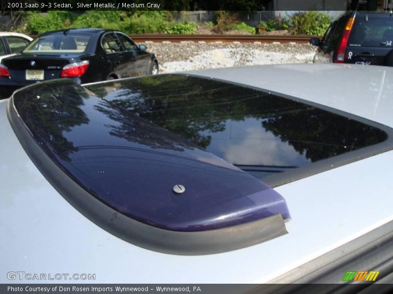 Silver Metallic / Medium Gray 2001 Saab 9-3 Sedan