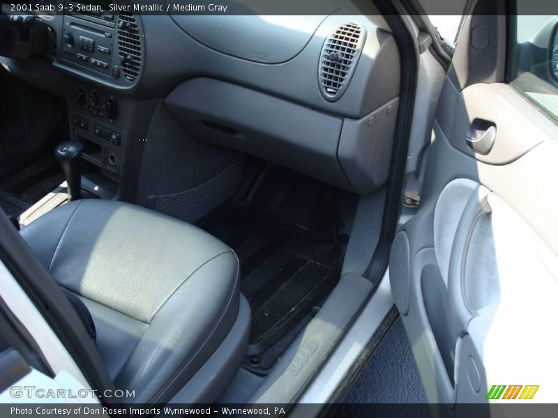 Silver Metallic / Medium Gray 2001 Saab 9-3 Sedan