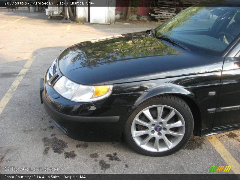Black / Charcoal Gray 2003 Saab 9-5 Aero Sedan