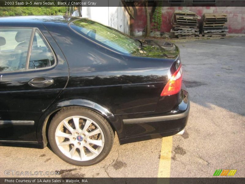 Black / Charcoal Gray 2003 Saab 9-5 Aero Sedan