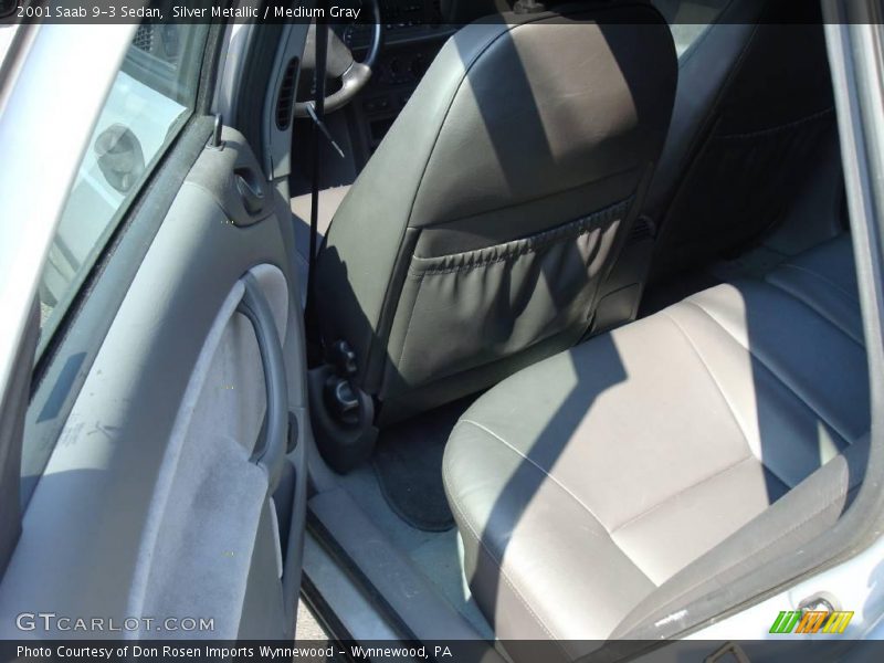 Silver Metallic / Medium Gray 2001 Saab 9-3 Sedan