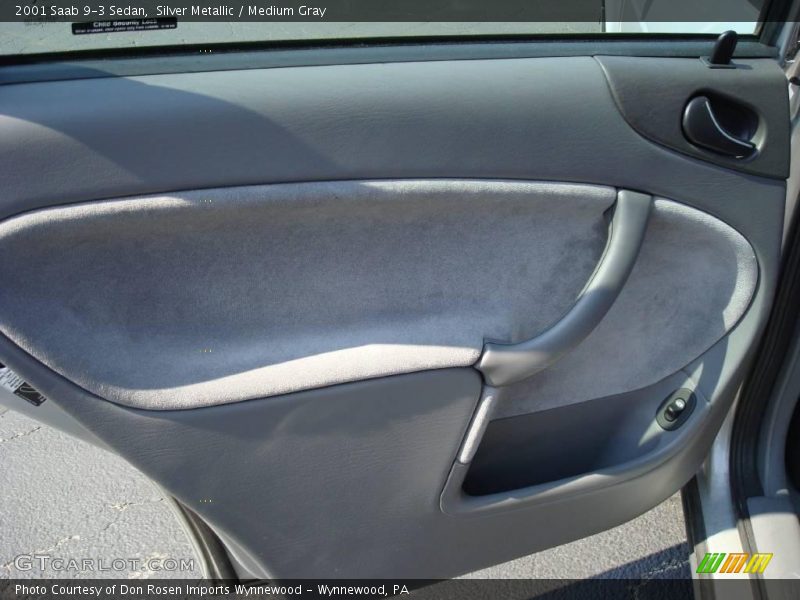 Silver Metallic / Medium Gray 2001 Saab 9-3 Sedan