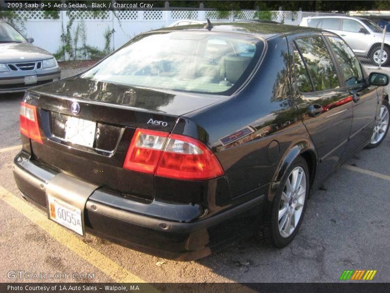 Black / Charcoal Gray 2003 Saab 9-5 Aero Sedan