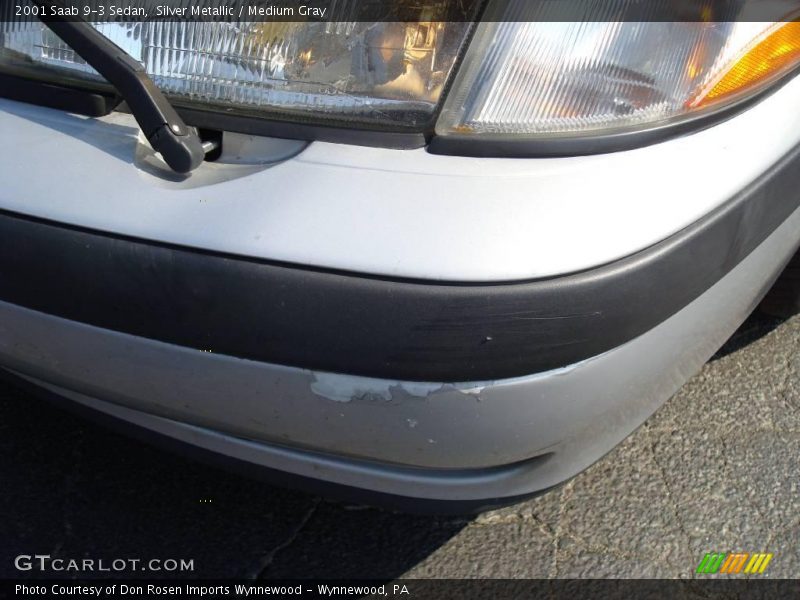 Silver Metallic / Medium Gray 2001 Saab 9-3 Sedan
