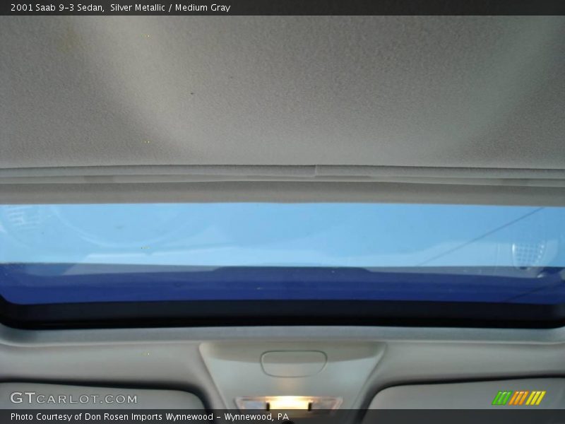 Silver Metallic / Medium Gray 2001 Saab 9-3 Sedan