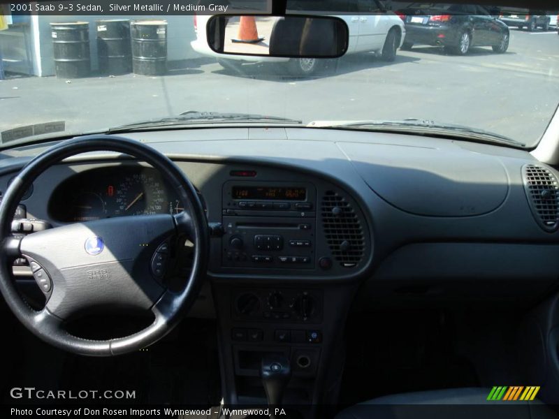 Silver Metallic / Medium Gray 2001 Saab 9-3 Sedan