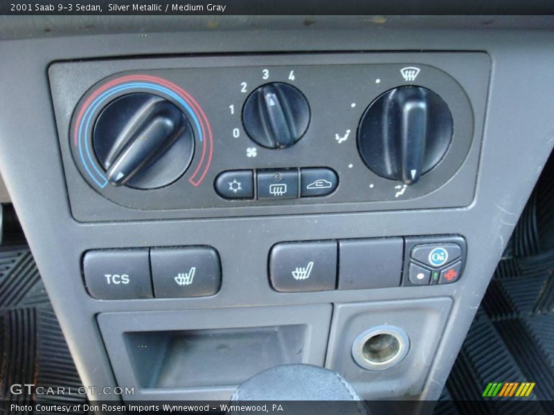 Silver Metallic / Medium Gray 2001 Saab 9-3 Sedan