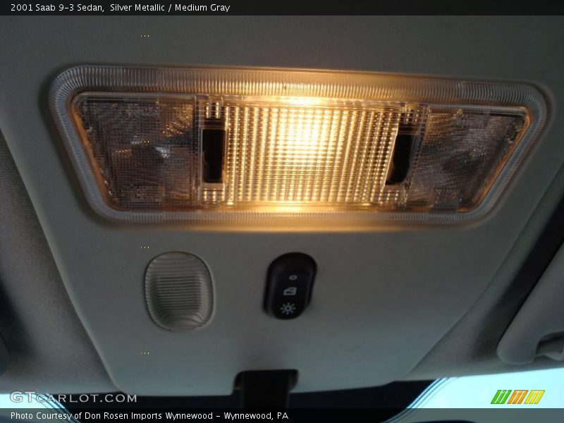 Silver Metallic / Medium Gray 2001 Saab 9-3 Sedan